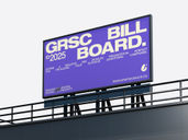 Building Billboard Mockup Low Angle View Preview 2