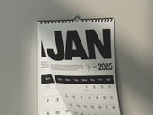 Calendar Wall Mockup Half Side View Preview 3