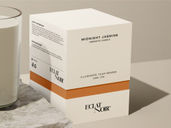 Candle Jar With Stone Mockup Back Half Side View Preview 4