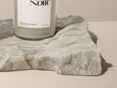 Candle Jar With Stone Mockup Front View Preview 4