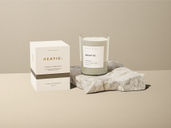 Candle Jar With Stone Mockup Half Side View Preview 2
