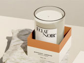 Candle Jar With Stone Mockup Isometric View Preview 3