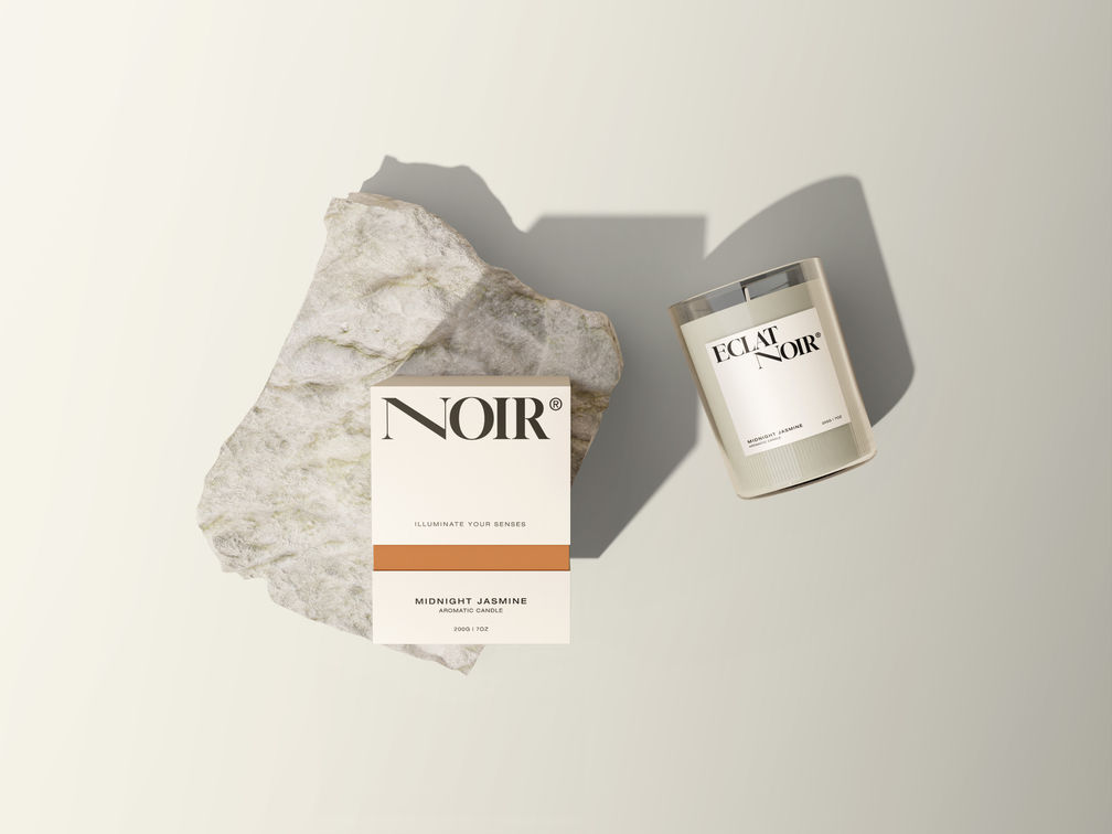 Candle Jar With Stone Mockup Top View Preview 1 1
