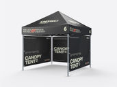 Canopy Tent Display Mockup Half Side View Preview 2