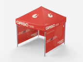 Canopy Tent Display Mockup Isometric View Preview 2