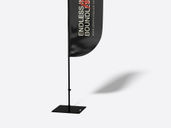 Convex Flag Mockup Front View Preview 5