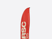 Convex Flag Mockup Half Side View Preview 4