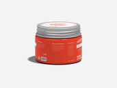 Cosmetic Jar Mockup Back Half Side View Preview 2
