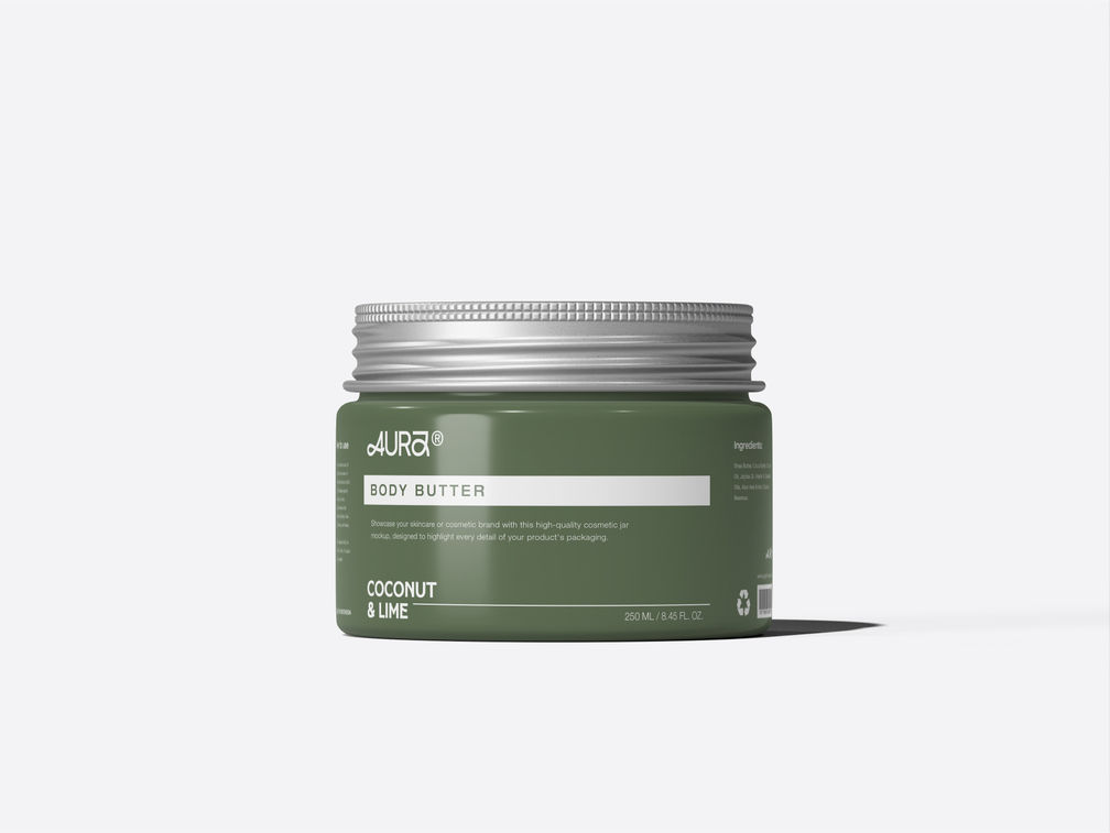 Cosmetic Jar Mockup Front View Preview 1