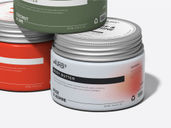 Cosmetic Jar Mockup Stack It View Preview 5