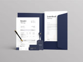 Document Folder Id Card With Pen Mockup Front View Preview 2