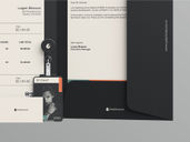 Document Folder Id Card With Pen Mockup Front View Preview 4