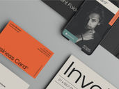 Document Folder Id Card With Pen Mockup Half Side View Preview 3