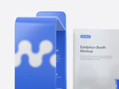 Exhibition Stand Booth Mockup Front View Preview 4