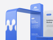 Exhibition Stand Booth Mockup Half Side View Preview 4