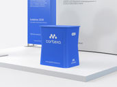 Exhibition Stand Booth Mockup Half Side View Preview 5