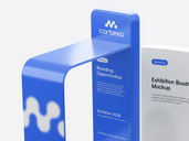 Exhibition Stand Booth Mockup Isometric View Preview 4