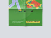 Folded Poster Mockup Top View Preview 4