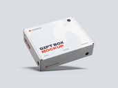 Giftbox Mockup Flying View Preview 2
