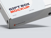 Giftbox Mockup Flying View Preview 4