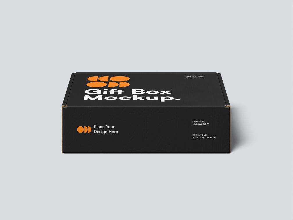 Giftbox Mockup Front View Preview 1