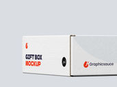 Giftbox Mockup Half Side View Preview 3