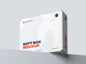 Giftbox Mockup Low Angle View Preview 2