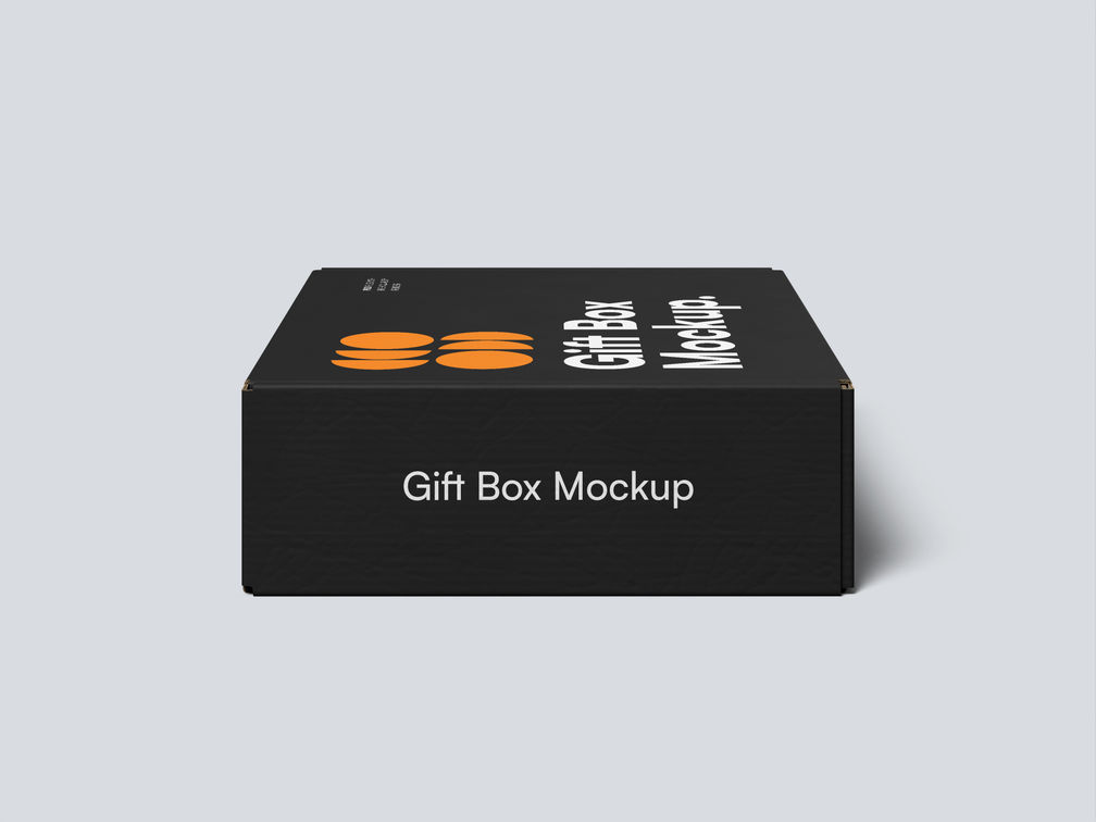 Giftbox Mockup Side View Preview 1