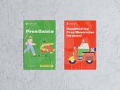 Glued Poster Mockup Front View Preview 2