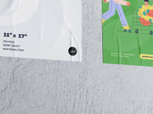 Glued Poster Mockup Low Angle View Preview 4