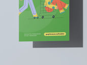 Hanging Poster Half Side View Preview 4