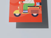 Hanging Poster Mockup Low Angle View Preview 4
