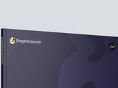 Landscape Magazine Mockup Half Side View Preview 3