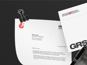 Letterhead 20business Card With Marble Mockup Flying View Preview 3