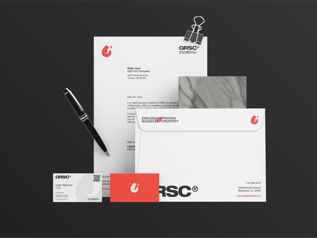 Letterhead 20business Card With Marble Mockup Front View Preview 1
