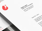Letterhead 20business Card With Marble Mockup Half Side View Preview 4