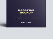 Magazine Portrait Mockup Back Half Sid View Preview 4