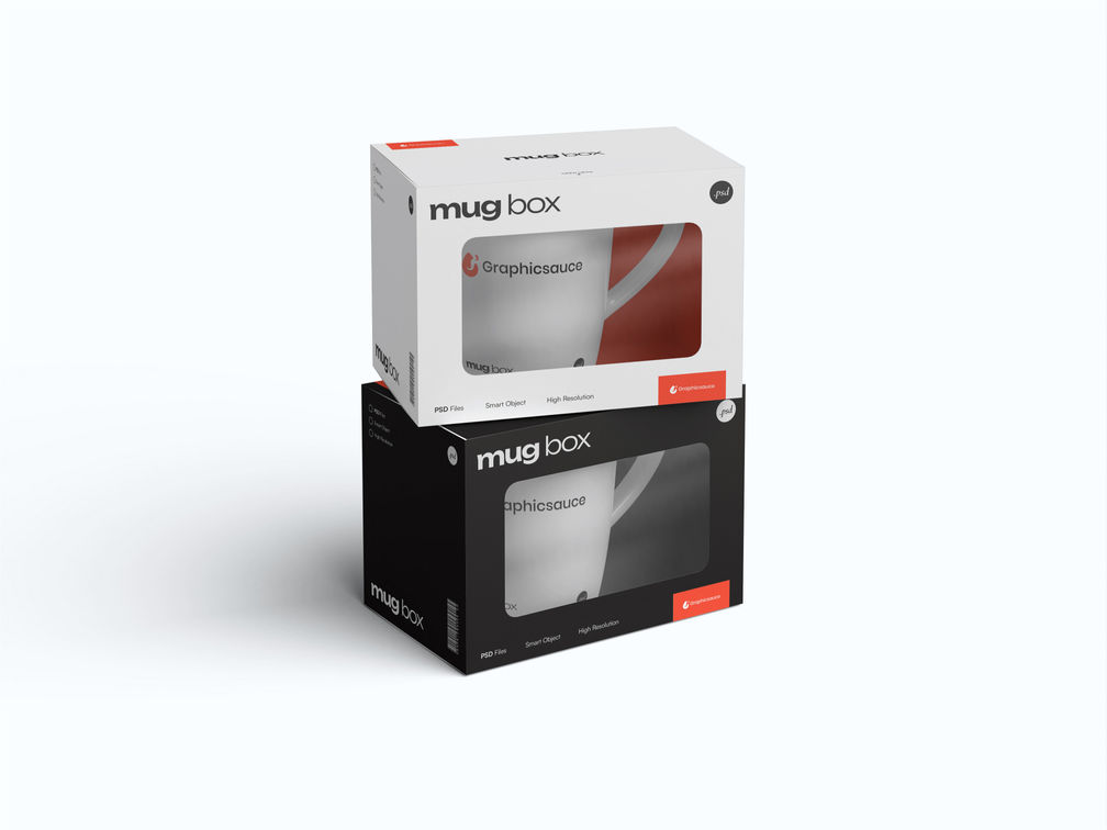 Mug With Box Stack It View Preview 1