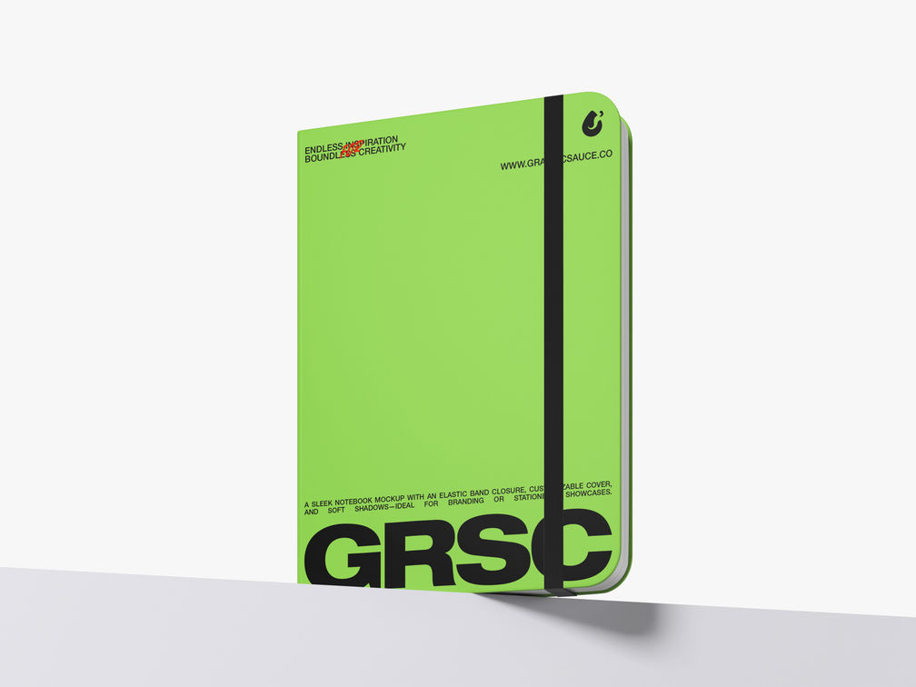 Notebook Hard Cover Low Angle View Preview 1