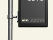 Outdoor Billboard Pole Sign Mockup Front View Preview 5