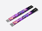Paper Wristband Mockup Back Half Side View Preview 3