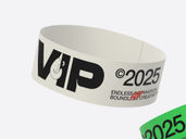 Paper Wristband Mockup Flying View Preview 4