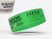 Paper Wristband Mockup Flying View Preview 5