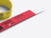 Paper Wristband Mockup Isometric View Preview 5