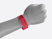 Paper Wristband Mockup Low Angle View Preview 2