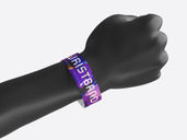 Paper Wristband Mockup Low Angle View Preview 3