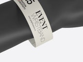 Paper Wristband Mockup Low Angle View Preview 5