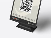 Plastic Table Tent Mockup Isometric View Preview 5