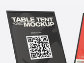 Plastic Table Tent Mockup Stack It View Preview 4