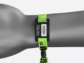 Rfid Wristband Mockup Flying View Preview 3